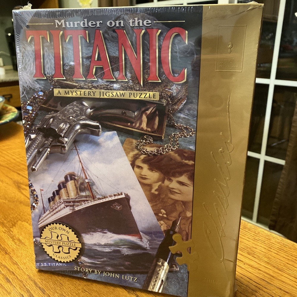 Murder on the Titanic‎  MYSTERY JIGSAW PUZZLE- 1000 PIECES- NEW!